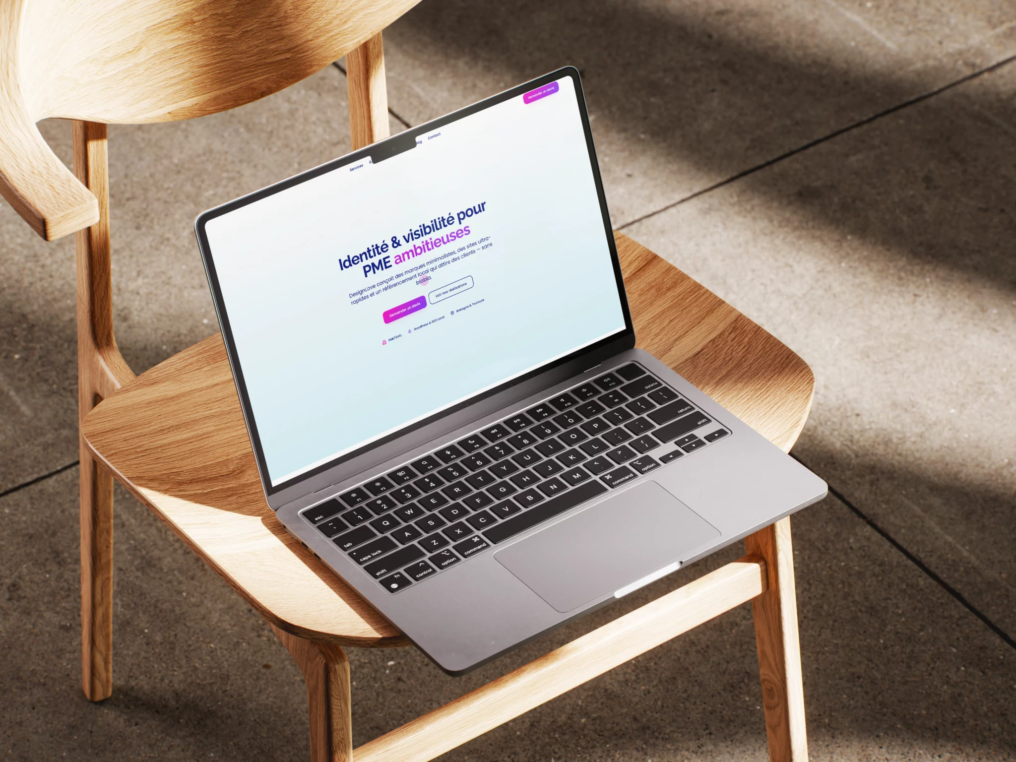 Agence web cotes d'armor, voici une mise en situation d'un site exemple